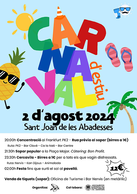 cartell carnaval estiu agenda