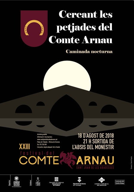 cartells Comte Arnau cercant petjades