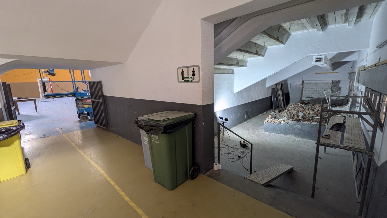 Han començat les obres de rehabilitació i millora energètica del Pavelló Municipal d’Esports