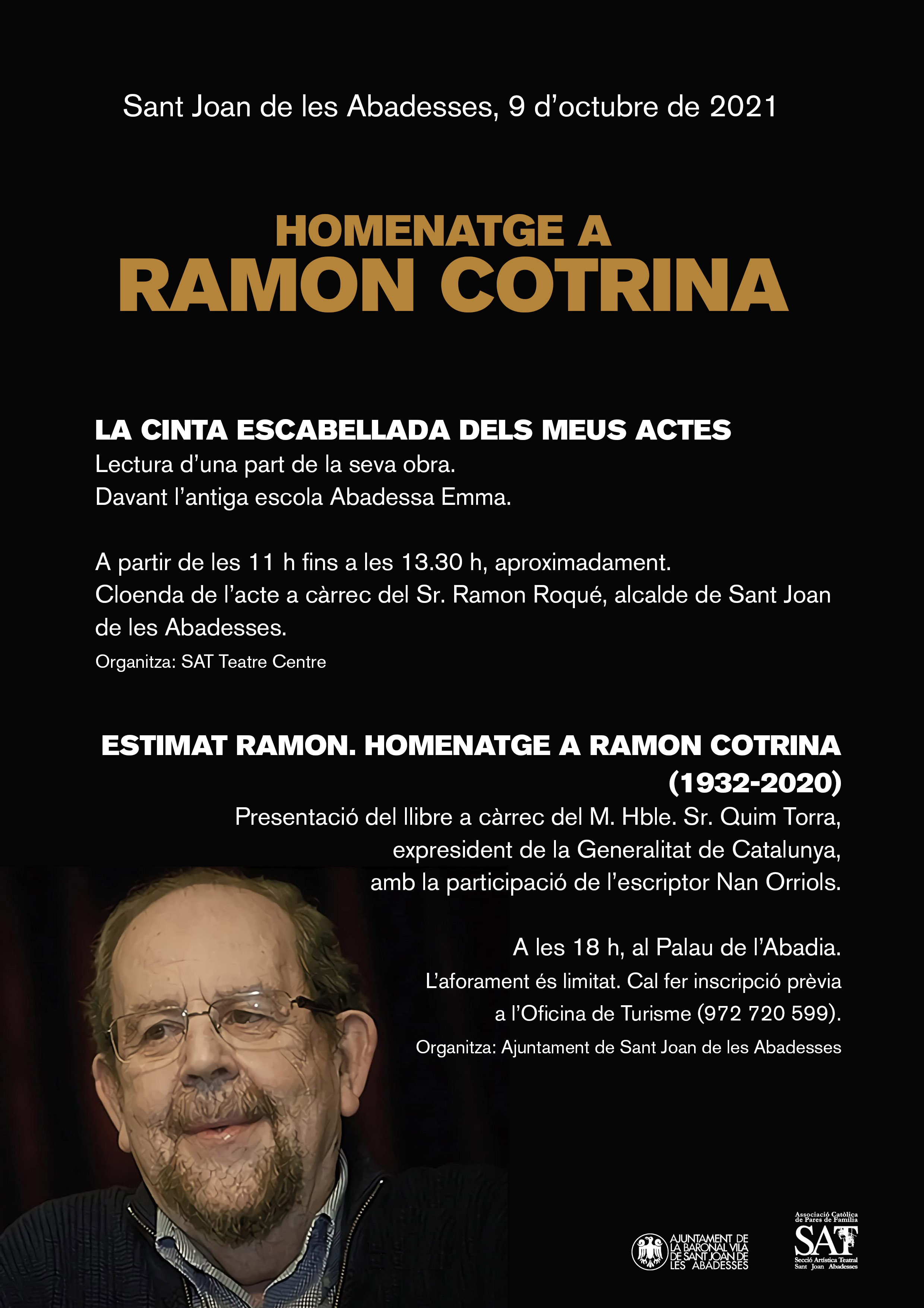 cartell homenatge Ramon Cotrina